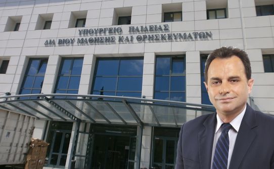 Ο Υφυπουργός Παιδείας και Θρησκευμάτων Γιώργος Γεωργαντάς στον Περιφερειάρχη Κεντρικής Μακεδονίας Απόστολο Τζιτζικώστα