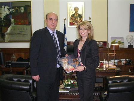 Συνάντηση της Υφυπουργού Εσωτερικών με τον Δήμαρχο Γιαννιτσών