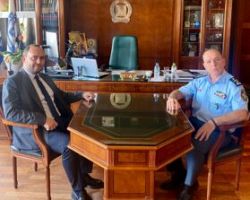 Συνάντηση Λάκη Βασιλειάδη με τον Αρχηγό της Ελληνικής Αστυνομίας