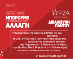 ΟΜ ΣΥΡΙΖΑ-ΠΣ Γιαννιτσών: Εγκαίνια Εκλογικού Κέντρου -Παρουσίαση υποψηφίων