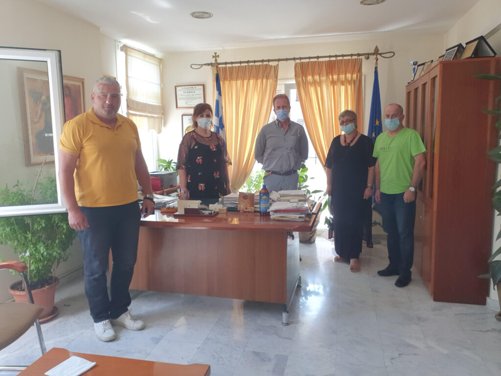 Συνάντηση της Δημάρχου Σκύδρας Κατερίνας Ιγνατιάδου με το Διευθυντή Πρωτοβάθμιας Εκπαίδευσης Πέλλας Νίκο Αγγελίδη.