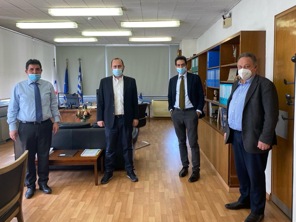 Λάκης Βασιλειάδης – Συνάντηση εργασίας στον ΟΣΕ για τον Σιδηροδρομικό Σταθμό Σκύδρας