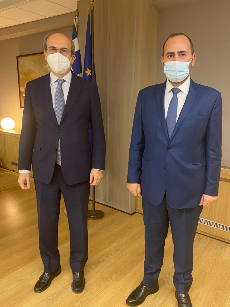 Συνάντηση Λάκη Βασιλειάδη με τον Κωστή Χατζηδάκη