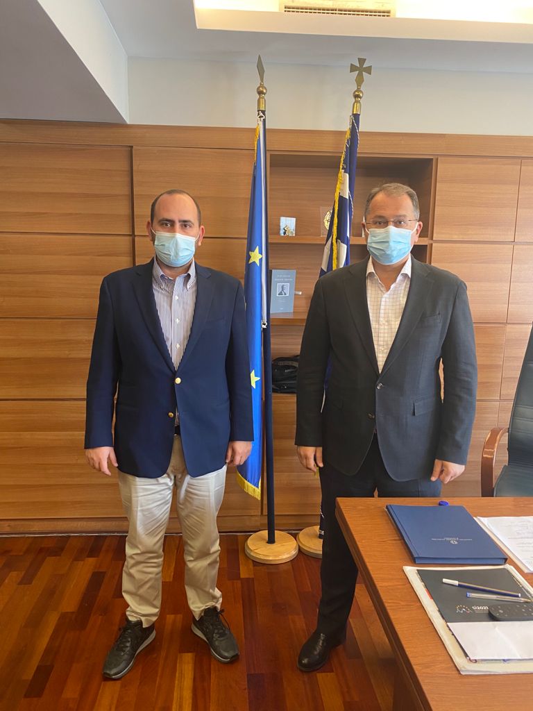 Συνάντηση Λάκη Βασιλειάδη με τον Υφυπουργό Αγροτικής Ανάπτυξης & Τροφίμων