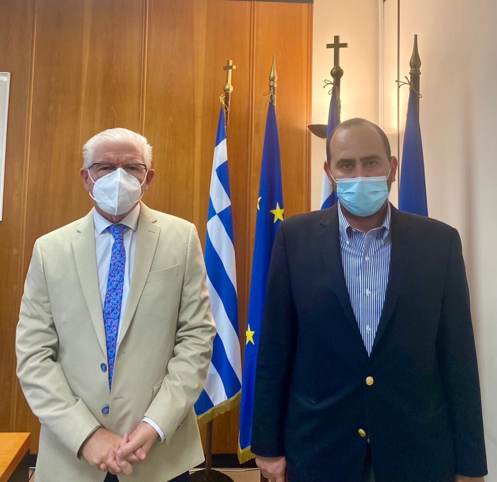 Συνάντηση Λάκη Βασιλειάδη με τον Πρόεδρο του ΕΛΓΑ