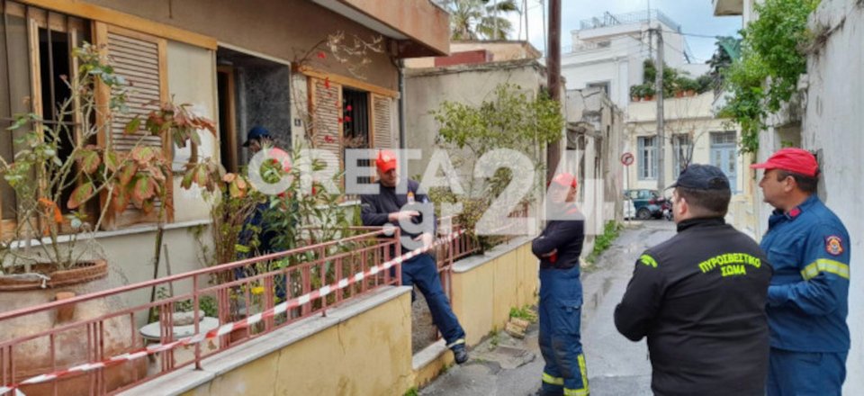 Φωτιά σε μονοκατοικία στο Ηράκλειο -Νεκρή εντοπίστηκε μία ηλικιωμένη