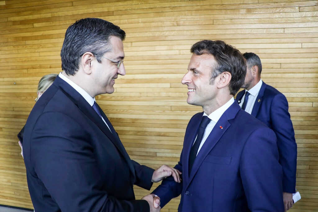 Ο Πρόεδρος της Ευρωπαϊκής Επιτροπής των Περιφερειών Απόστολος Τζιτζικώστας στην τελετή λήξης της Διάσκεψης για το Μέλλον της Ευρώπης